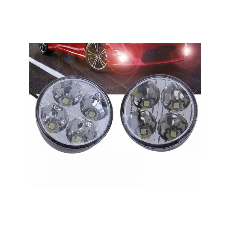 Dnevna svjetla Superlight DRL 4 LED okrugla