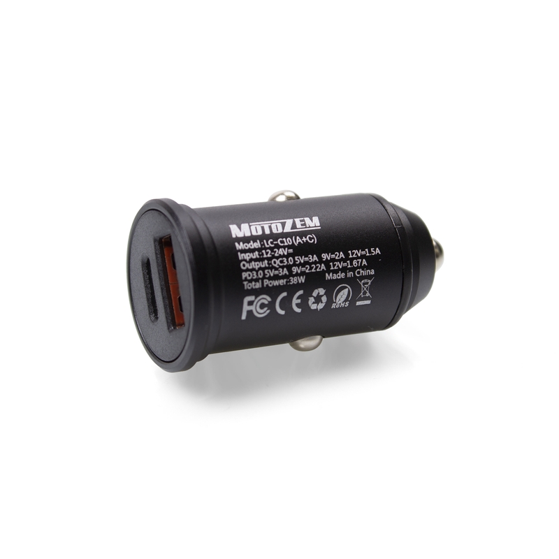 MotoZem USB auto adapter