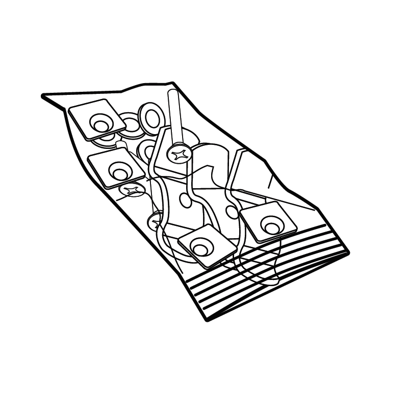 Montážní sada plotny SHAD pro SH33/SH29/SH26