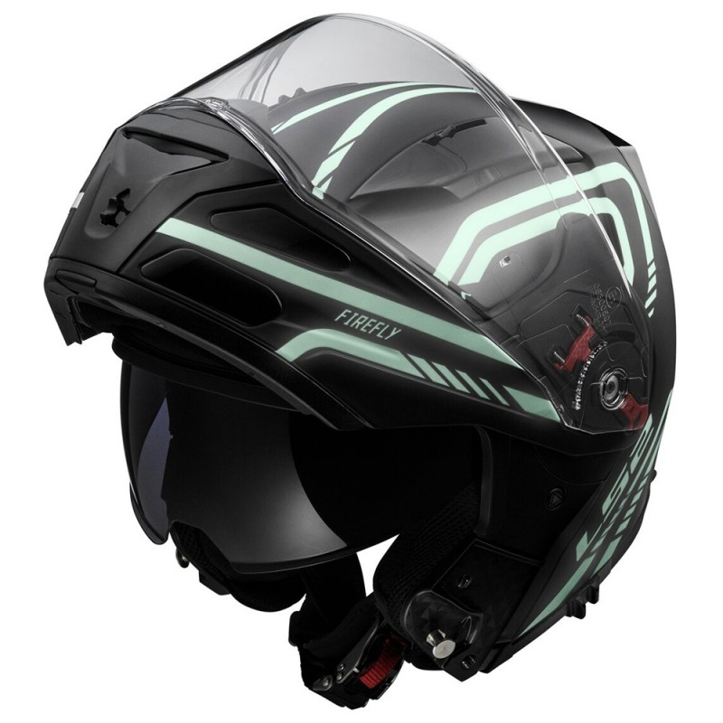 Preklopna kaciga LS2 FF324 Metro Firefly crna mat