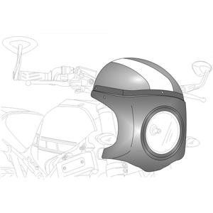 Spare supports PUIG SEMI-FAIRING černý d 180mm