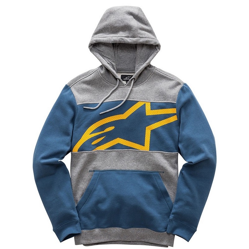 Alpinestars Protocol Fleece sivo-plava majica