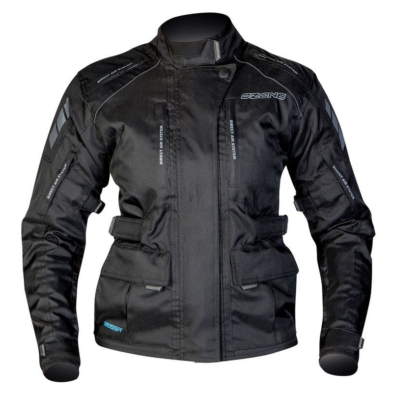 Ženske moto jakne Ozone Tour crne boje rasprodaja