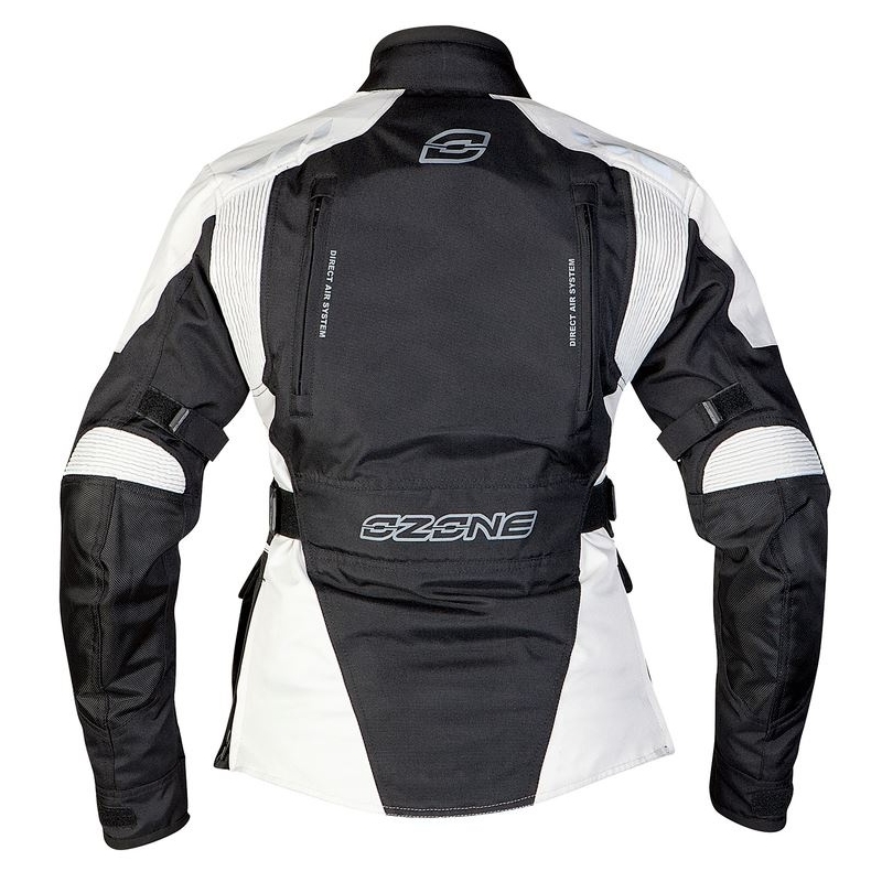 Ženske moto jakne Ozone Tour crno-sive boje rasprodaja