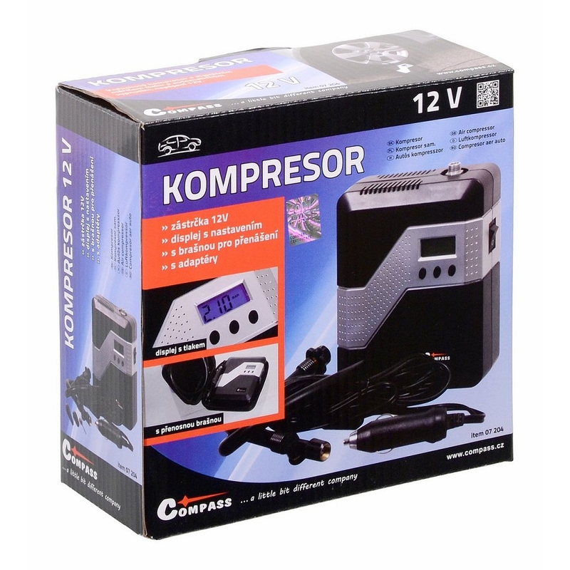 Kompresor 12V BRICK digital