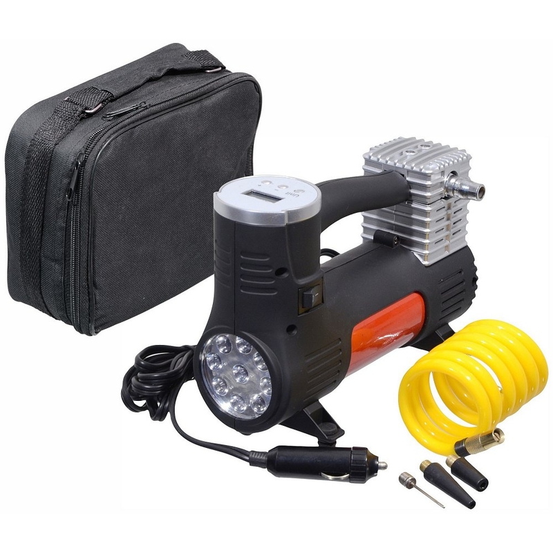 Kompresor 12V POWER BULL digitalni sa svjetlom
