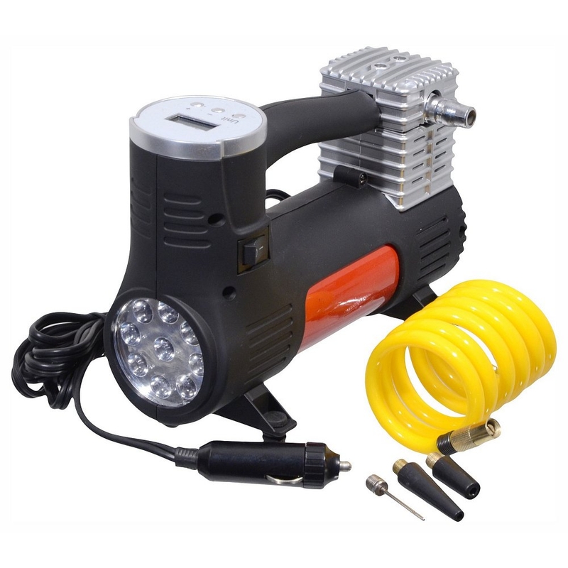 Kompresor 12V POWER BULL digitalni sa svjetlom