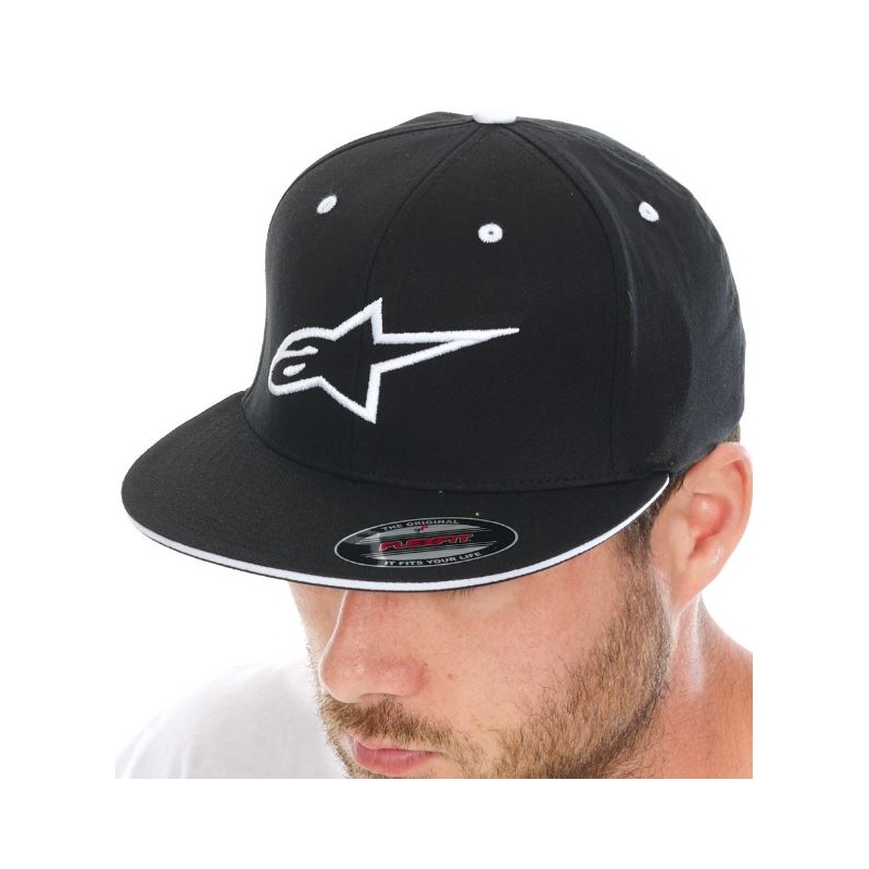 Kapa Alpinestars Ageless Flatbill crno-bijela