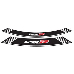 Linka na ráfek PUIG GSXR bílá linky na ráfek - sada 8ks