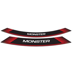 Linka na ráfek PUIG MONSTER červená linky na ráfek - sada 8ks