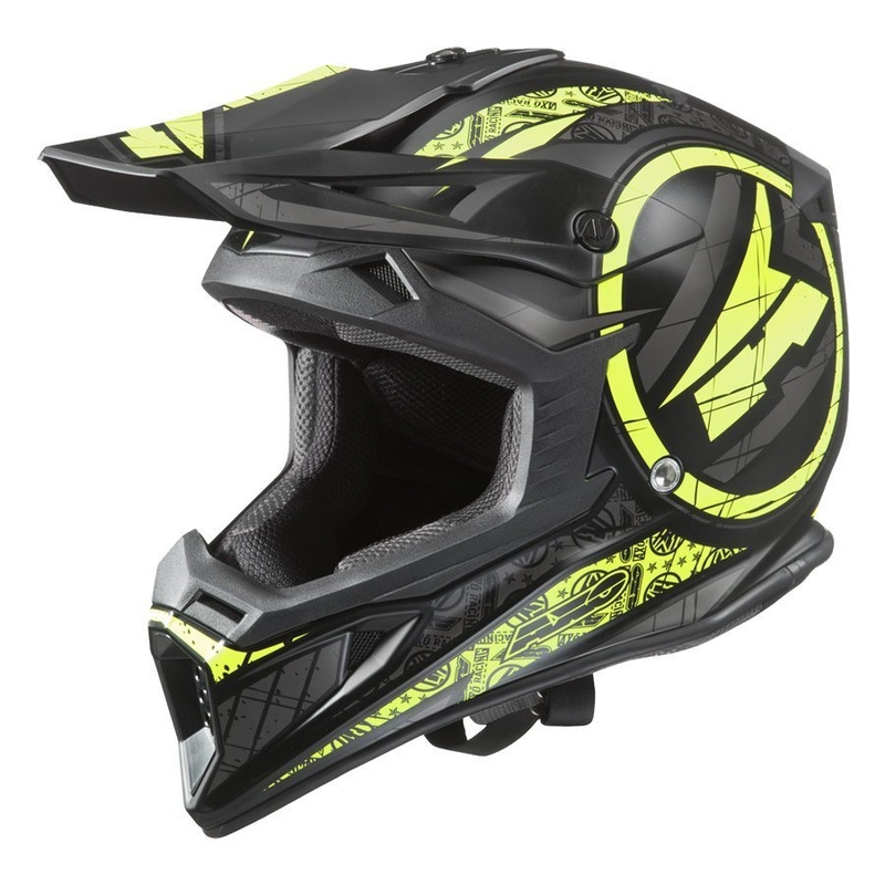 AXO Jump Motocross kaciga Black-Fluo Yellow rasprodaja
