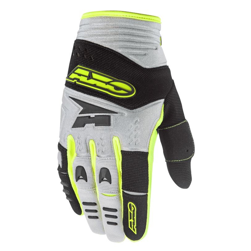 AXO Motocross rukavice s lokotom Sivo-Crne-Fluo Žute rasprodaja