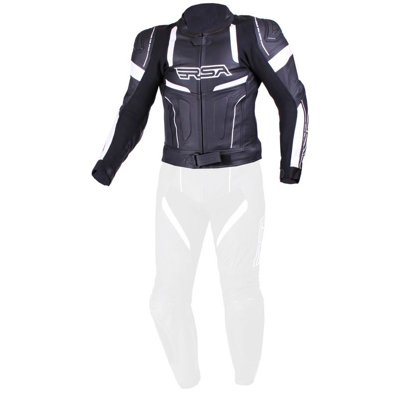 Muške crno-bijele jakne RSA Speedway rasprodaja