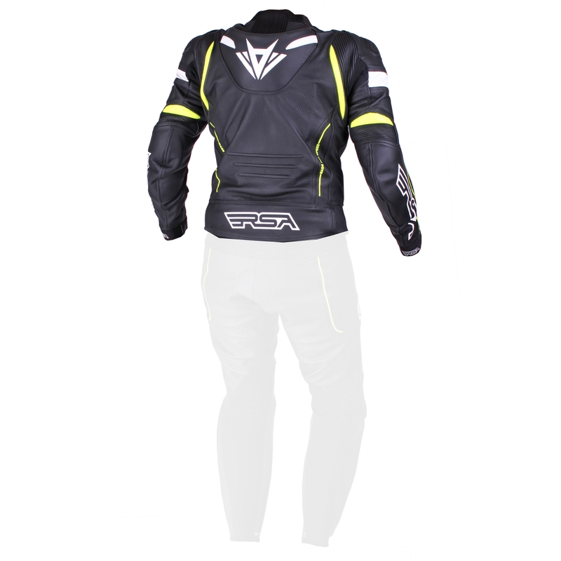 RSA Speedway muška jakna crno-bijela-fluo žuta rasprodaja