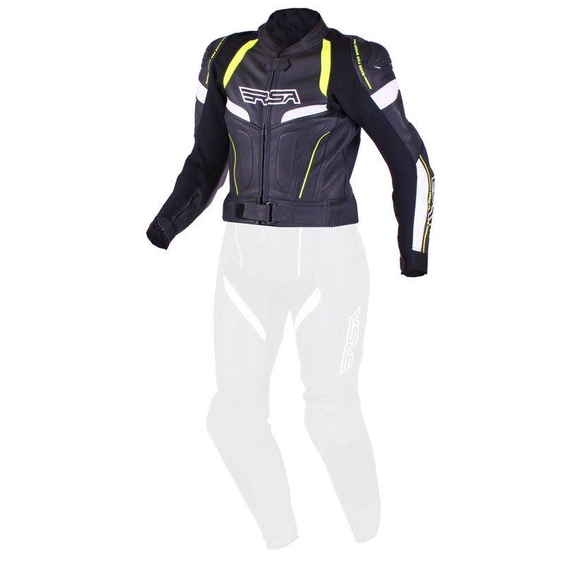 RSA Speedway ženska jakna crno-bijela-fluo žuta rasprodaja