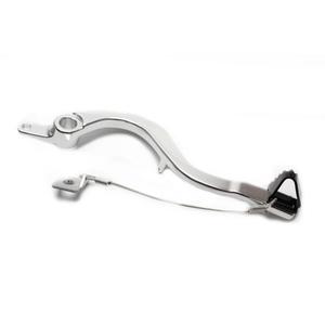 Brzdový pedál MOTION STUFF silver body, black steel fixed tip Steel Fixed Tip