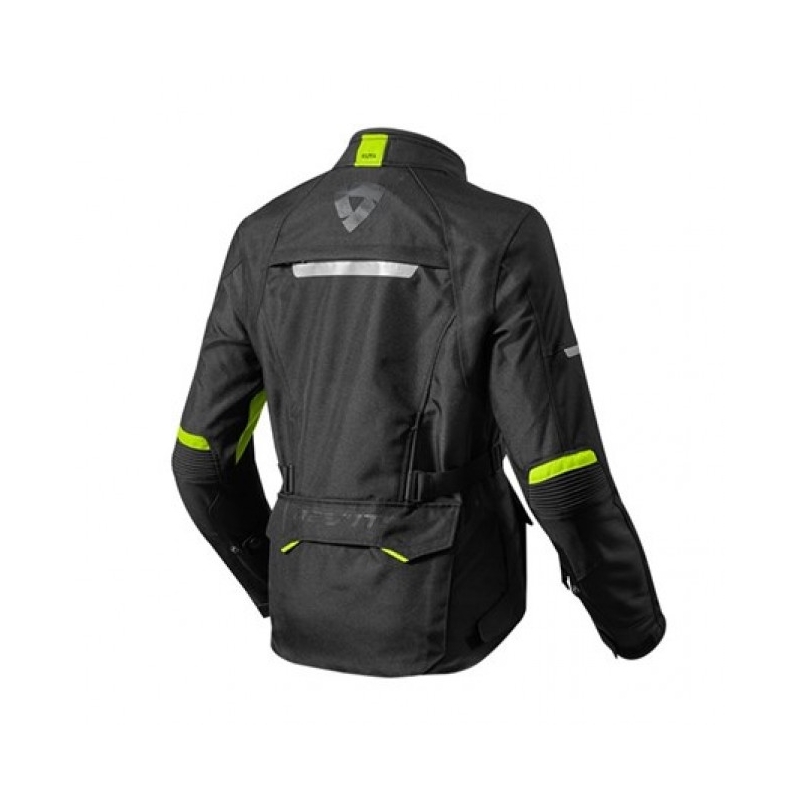 Ženske Revit Outback 2 crno-fluo žute motociklističke jakne rasprodaja