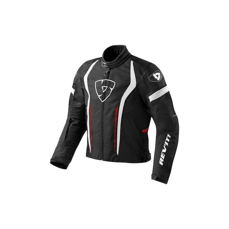 Motociklistička jakna Revit Raceway crno-crvena rasprodaja