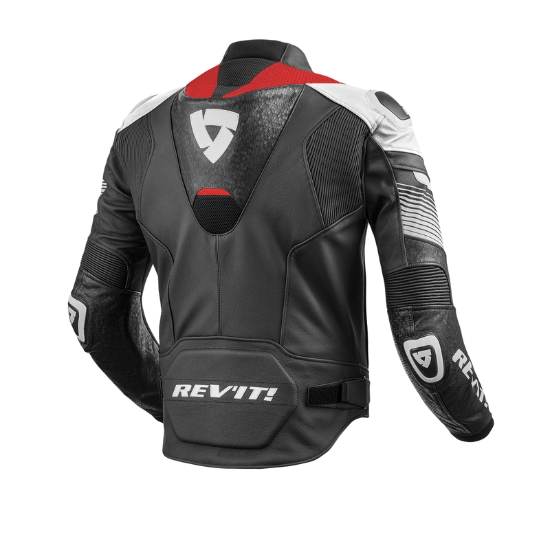 Revit Spitfire motoristička jakna bijelo-crvena rasprodaja