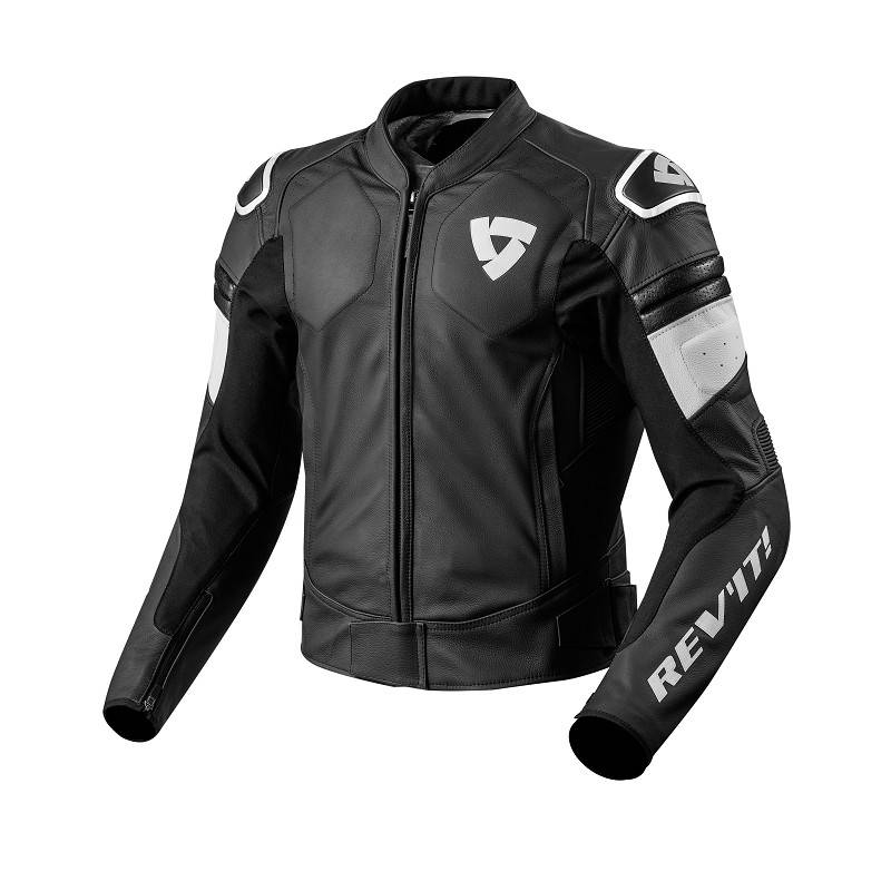 Revit Akira motoristička jakna crno-bijela