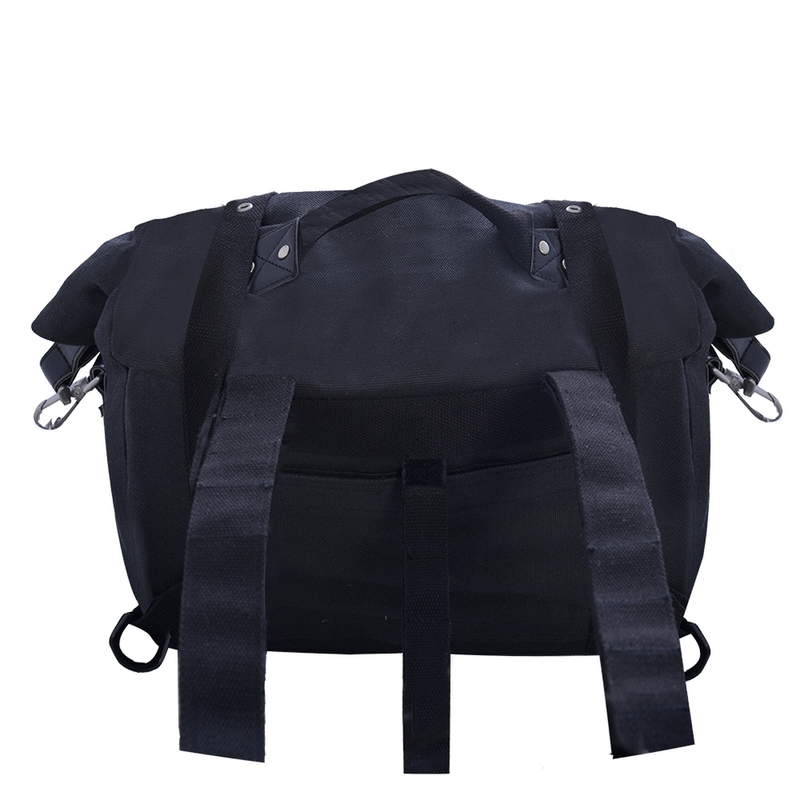 Bočne torbe za motor Oxford Heritage crne 40l