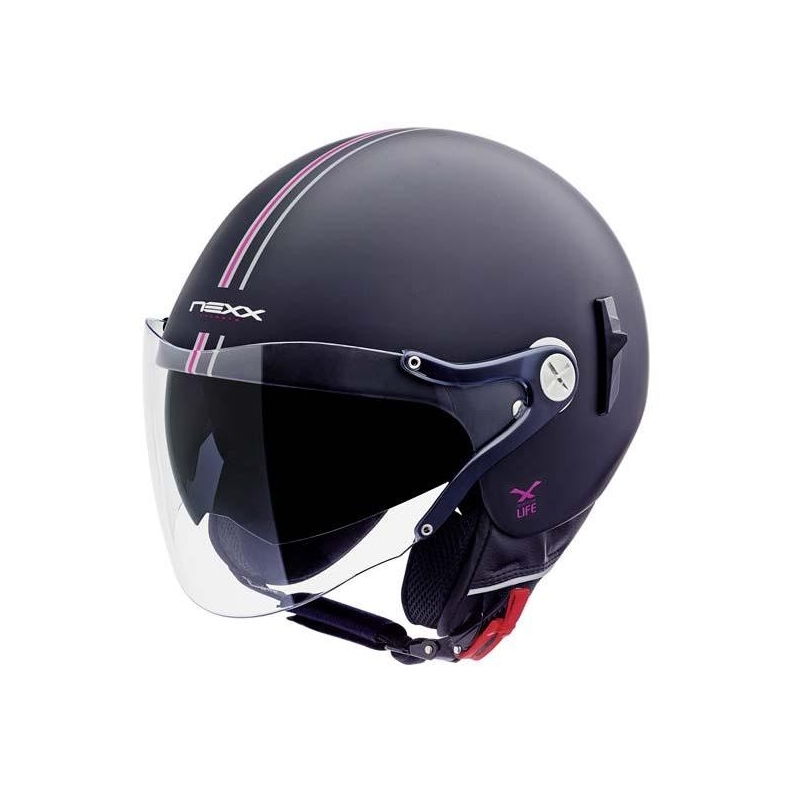 Nexx X 60 Bastille Open Moto kaciga crno-roza rasprodaja