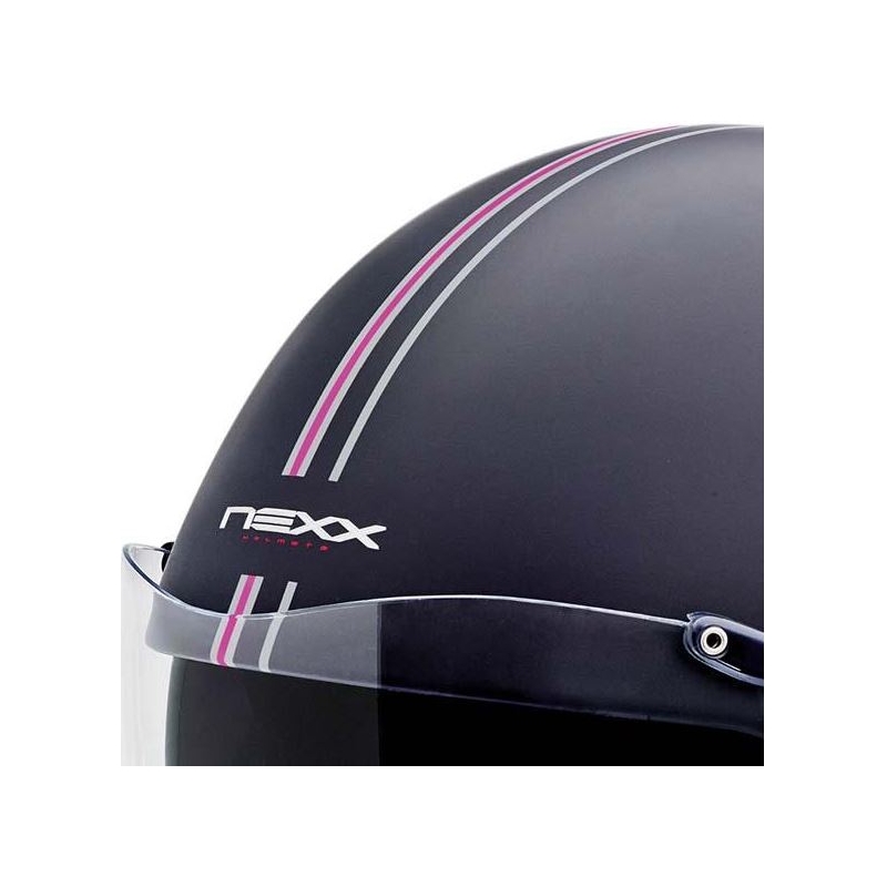 Nexx X 60 Bastille Open Moto kaciga crno-roza rasprodaja