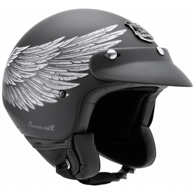 Otvorena motociklistička kaciga Nexx X.60 Eagle Rider crno-srebrna rasprodaja