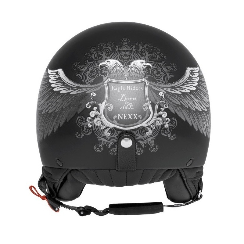 Otvorena motociklistička kaciga Nexx X.60 Eagle Rider crno-srebrna rasprodaja