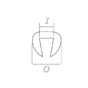 Edge trim PUIG průhledný nt:((O x I: 6,2 x 3,6 ))