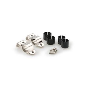 Kit clamps PUIG ROADSTER Nerez 26mm with rubbers 22mm