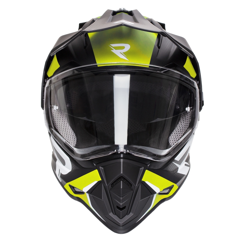 Enduro kaciga Street Racer Tracker crno-fluo žuta