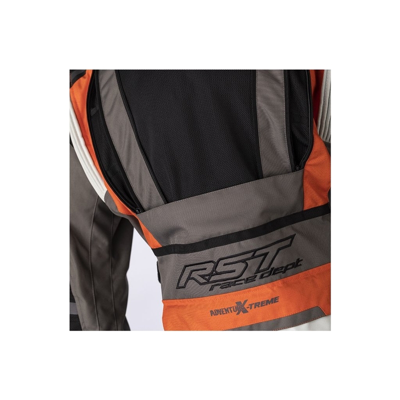 Motociklistička jakna RST Pro Series Adventure-Xtreme CE crna-siva-srebrna-narančasta