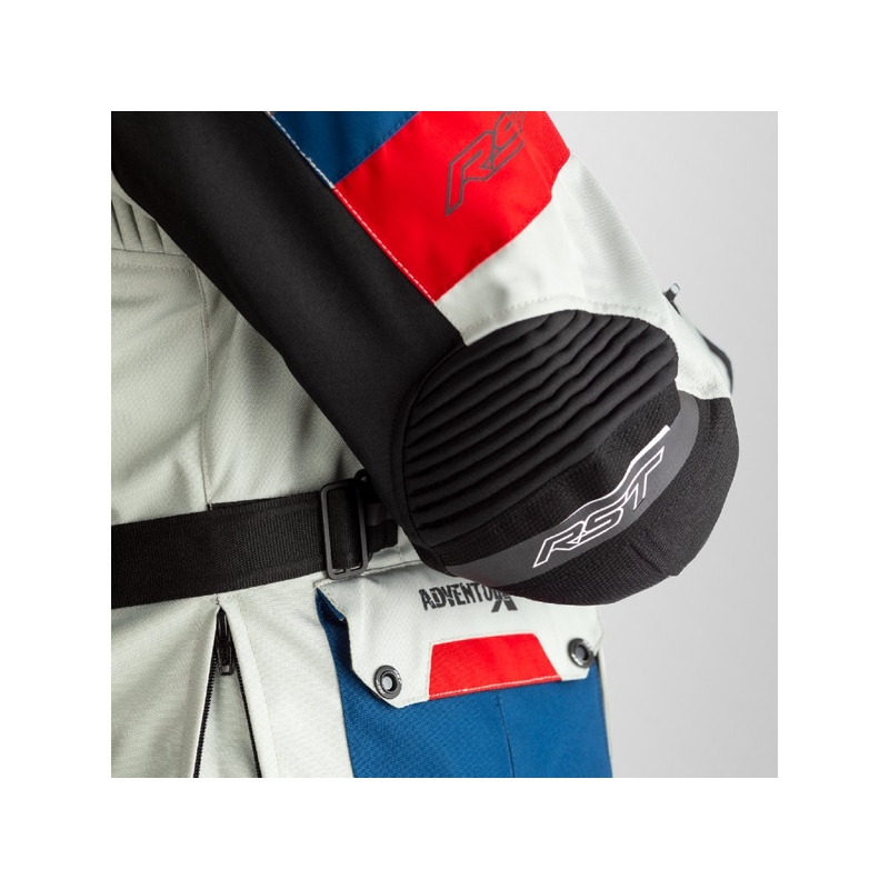 RST Pro Series Adventure-X Airbag CE Airbag Jakna bijelo-crveno-plava rasprodaja