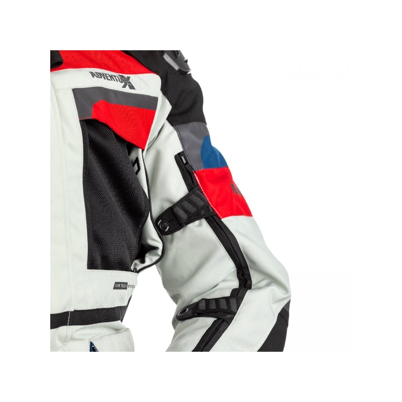 Motociklistička jakna RST Pro Series Adventure-X CE Plavo-Crveno-Bijela rasprodaja