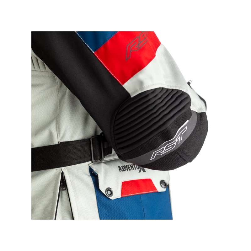 Motociklistička jakna RST Pro Series Adventure-X CE Plavo-Crveno-Bijela rasprodaja