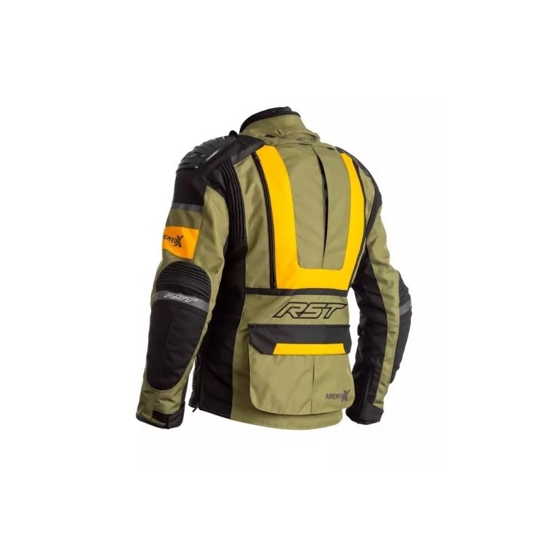 Motoristička jakna RST Pro Series Adventure-X CE crno-žuto-zelena rasprodaja