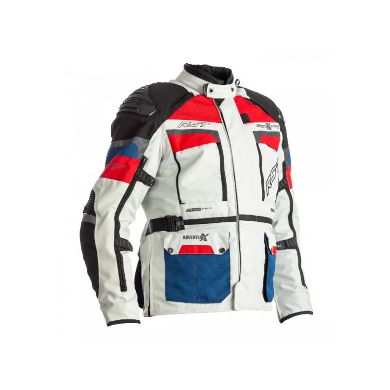 RST Pro Series Adventure-X Airbag CE Airbag Jakna bijelo-crveno-plava rasprodaja