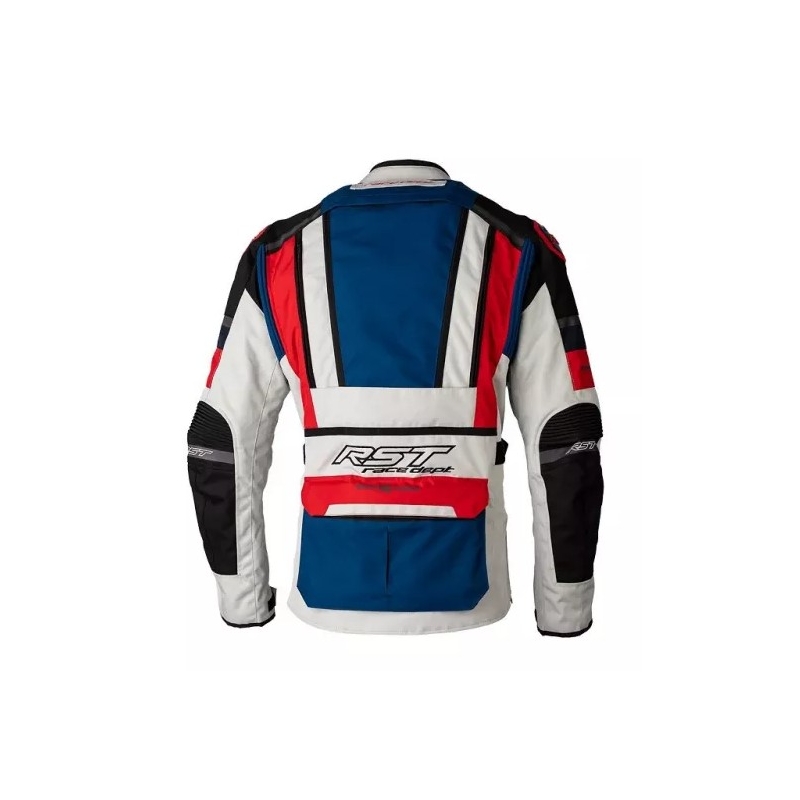 Motociklistička jakna RST Pro Series Adventure-Xtreme CE bijelo-crveno-plava rasprodaja