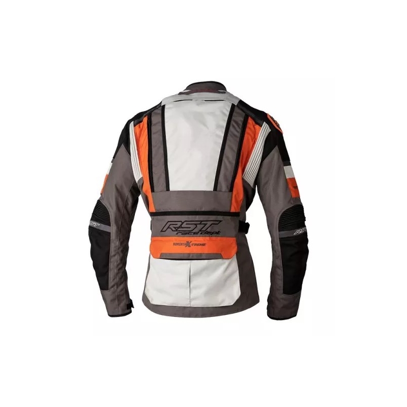 Motociklistička jakna RST Pro Series Adventure-Xtreme CE crna-siva-srebrna-narančasta