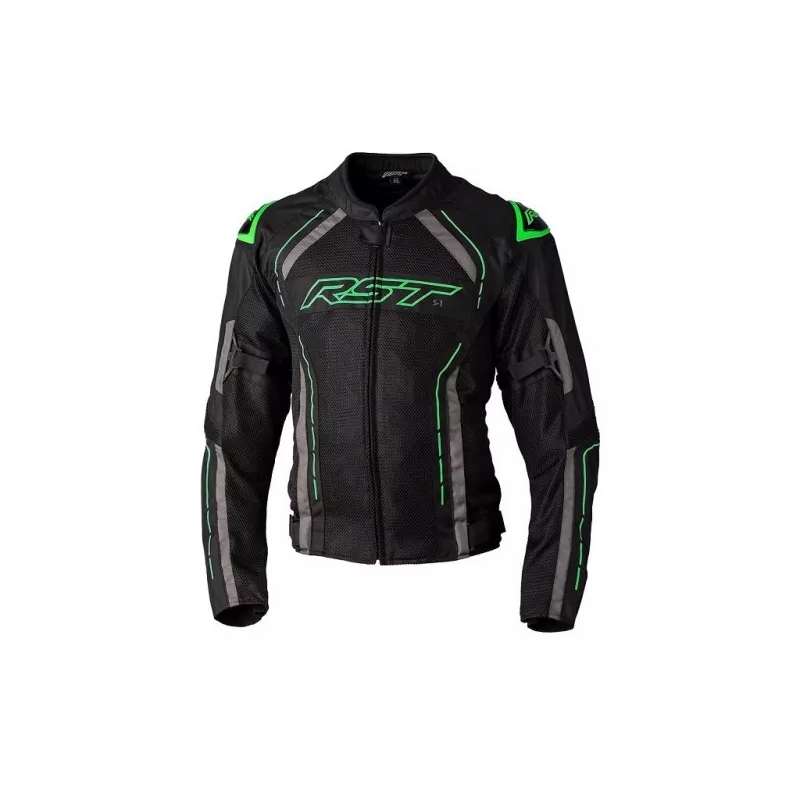 Motoristička jakna RST S1 MESH CE crna-siva-fluo zelena rasprodaja