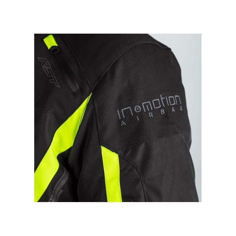RST Pro Series Paragon 6 Airbag Jacket CE Black-Fluo Yellow rasprodaja