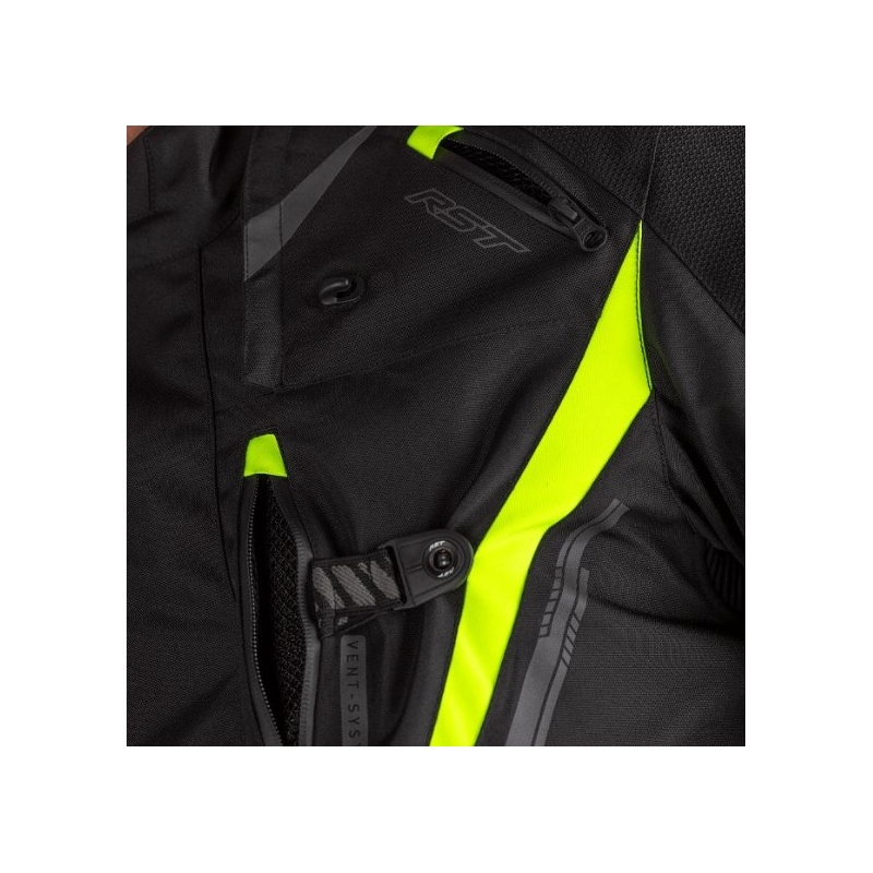 RST Pro Series Paragon 6 Airbag Jacket CE Black-Fluo Yellow rasprodaja