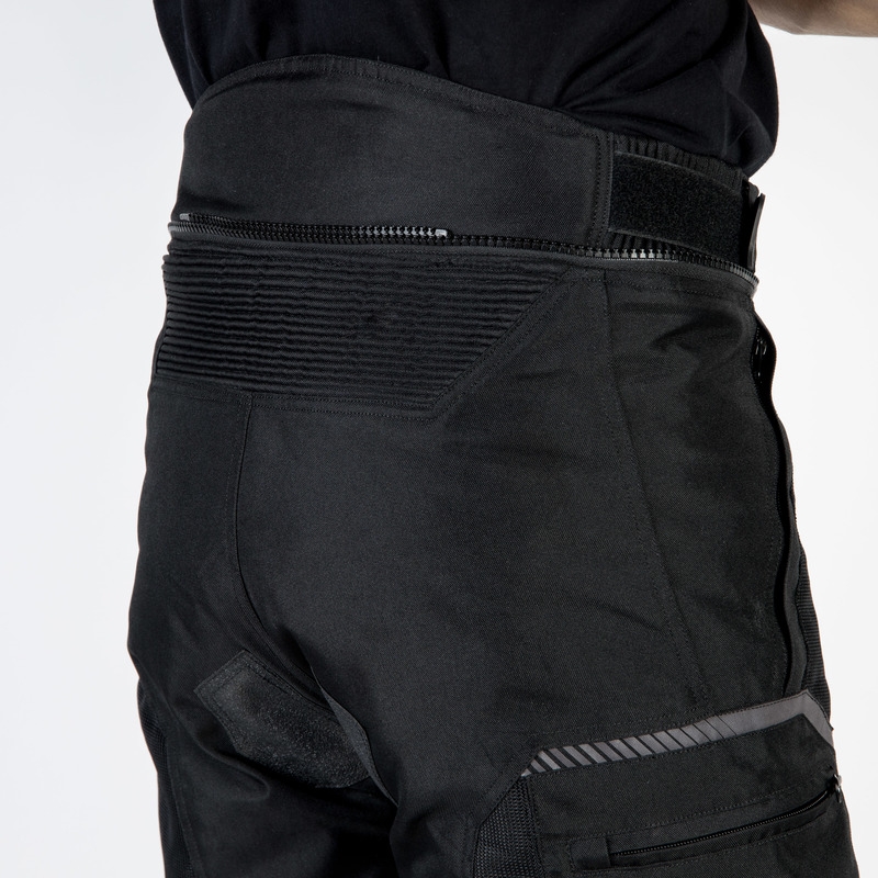 Motorističke hlače Ozone Flow crne skraćene rasprodaja