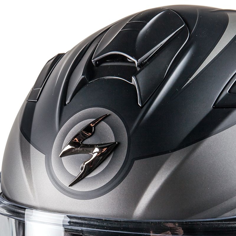 Motociklistička kaciga s punim licem Scorpion EXO-510 Air Scale crno-srebrna rasprodaja