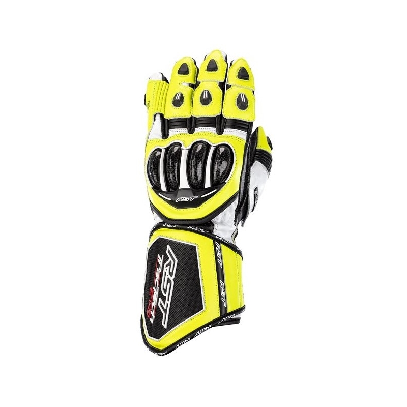 Motorističke rukavice RST Tractech Evo 4 CE crno-bijele-fluo žute rasprodaja