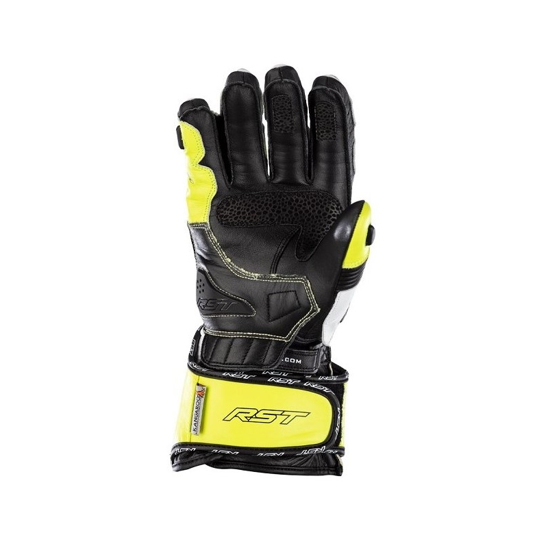 Motorističke rukavice RST Tractech Evo 4 CE crno-bijele-fluo žute rasprodaja