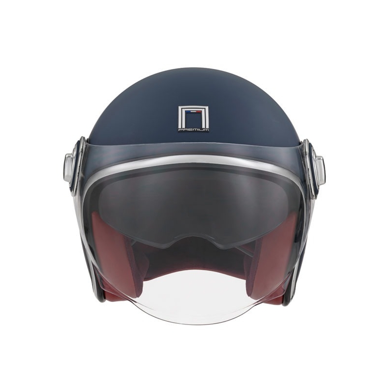 Otvorena motociklistička kaciga NOX PREMIUM Heritage plava
