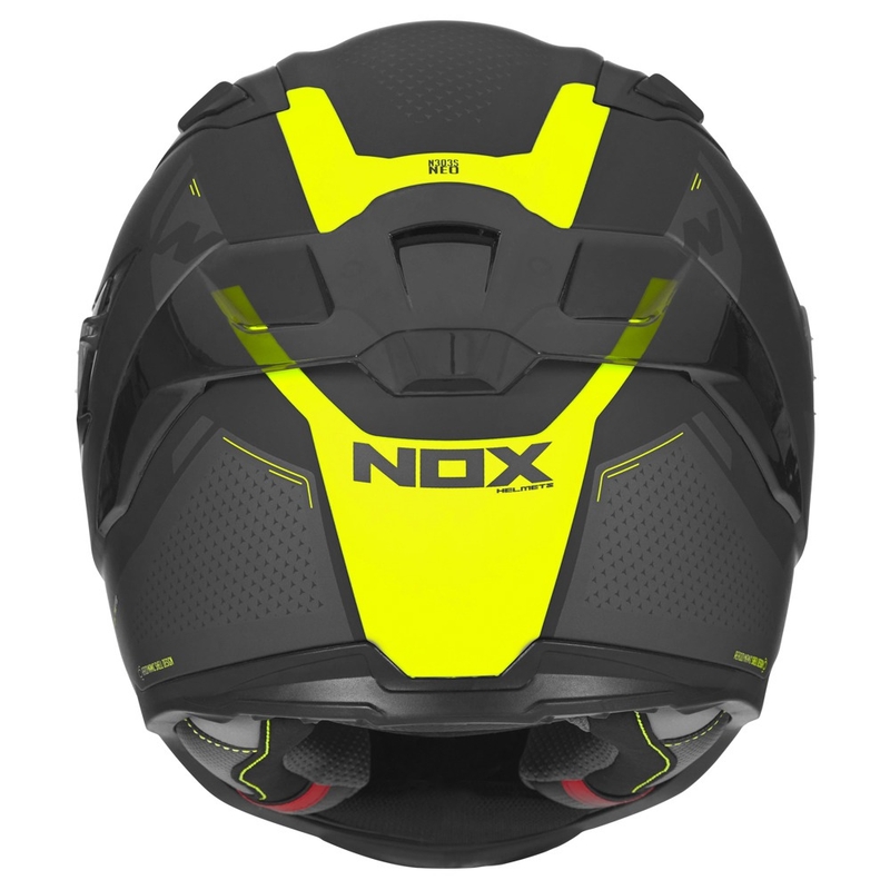 Integralna motociklistička kaciga NOX N303-S Neo crno-fluo žuta