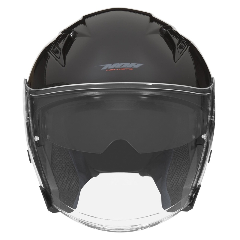 Otvorena motociklistička kaciga NOX N128 crna